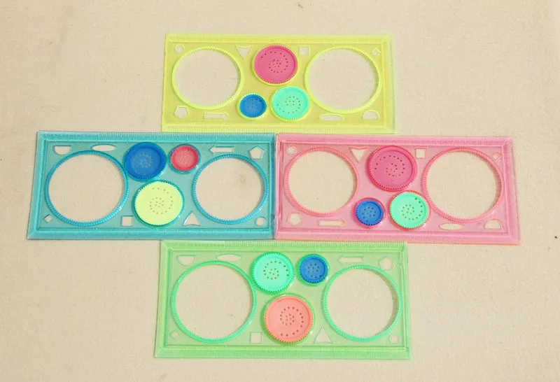 

WESON 1 шт. Новинка Линейка-Спирограф головоломка креативный Забавный подарок канцелярские принадлежности лучший подарок для детей