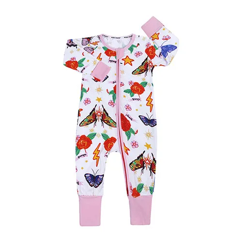 Style 014 Бренд Kids Tales; сезон весна-лето; Детский комбинезон с длинными рукавами; хлопковые пижамы для малышей; Одежда для новорожденных девочек и мальчиков с принтом героев мультфильмов; PQ072 - Цвет: Style 014