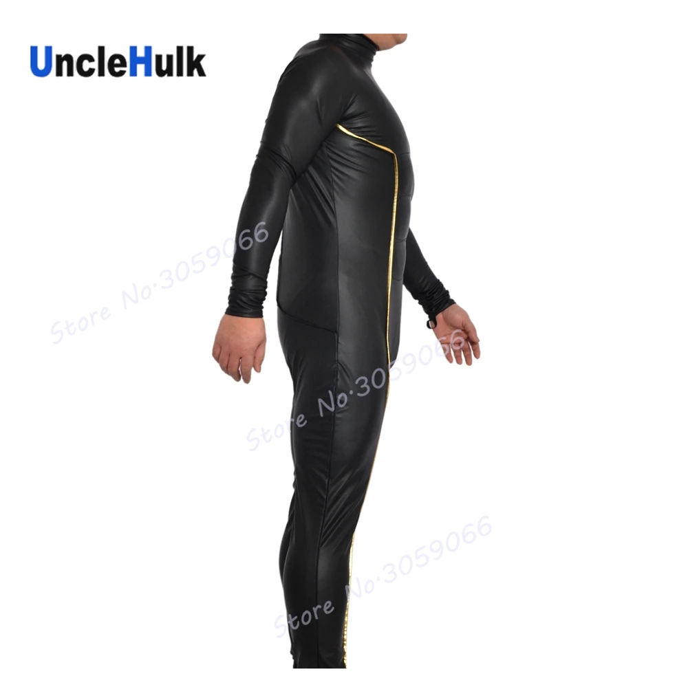 Kamen Rider черно золотой боди из искусственной кожи с хлопковой мышечной подкладкой |