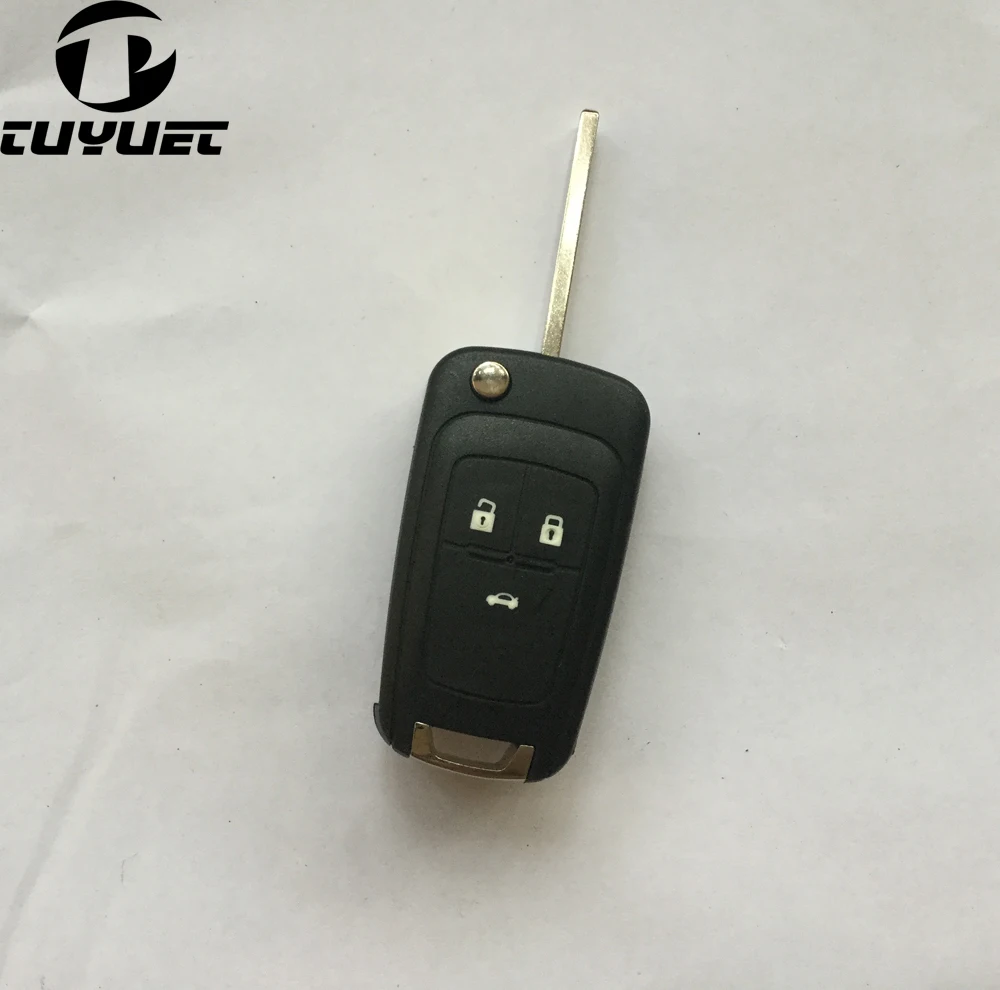 

FOB KEY 3 BUTTONS CASE BLANKS FOR BUICK EXCELLE XT FOLDING FLIP REMOTE KEY SHELL