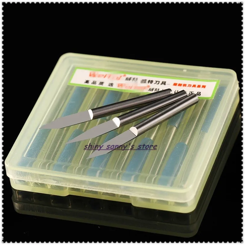 PAWZYQ Фрезы для гравирования из вольфрам стали 10 шт