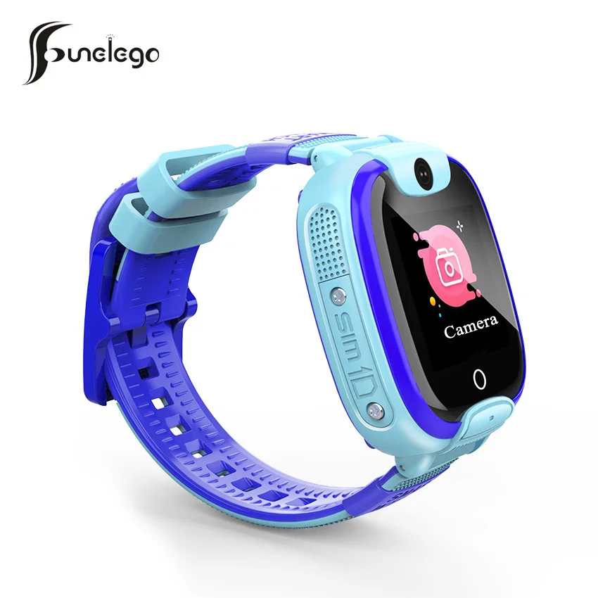 Детские Водонепроницаемые Смарт часы с GPS трекером и сенсорным
