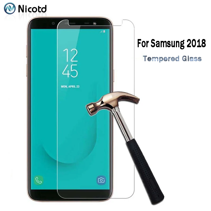 

Screen Protector For Samsung Galaxy A8 Plus J6 J4 2018 S6 S5 S7 9H Tempered Glass For Samsung Galaxy J3 J5 J7 2017 Clear Film