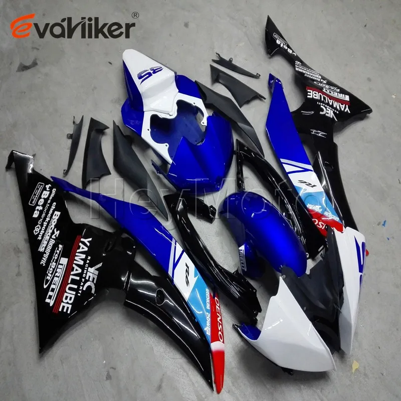 Мотоцикл обтекатель для YZF-R6 2008 2009 2010 2011 2012 2013 2014 2015 2016 синий корпус из АБС комплект