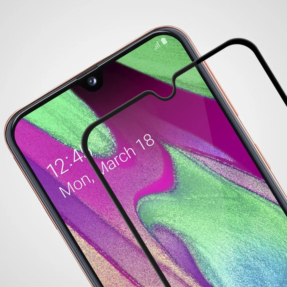 Для samsung Galaxy A40 закаленное Стекло Экран протектор Nillkin 2.5D CP+ Полное покрытие Nano совсем прозрачную пленку для samsung A40 стекло Nilkin