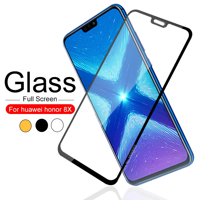 Покрытие из закаленного стекла для huawei Honor 8x Защитная пленка экрана Huawey Honer 8 X X8 Jsn