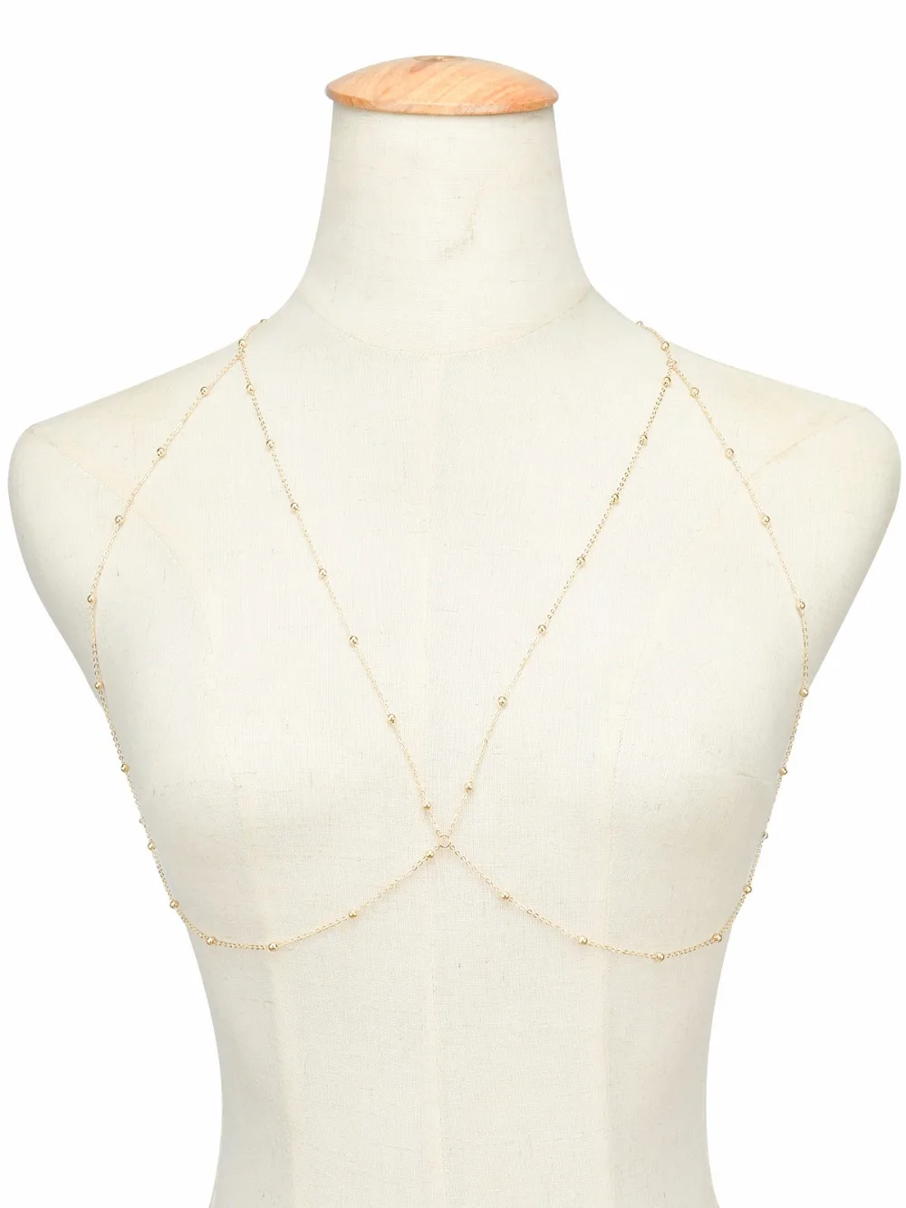 2 пластины цвета маленький шарик цепи тела Грудь леди Украшения для ОПТ и розница