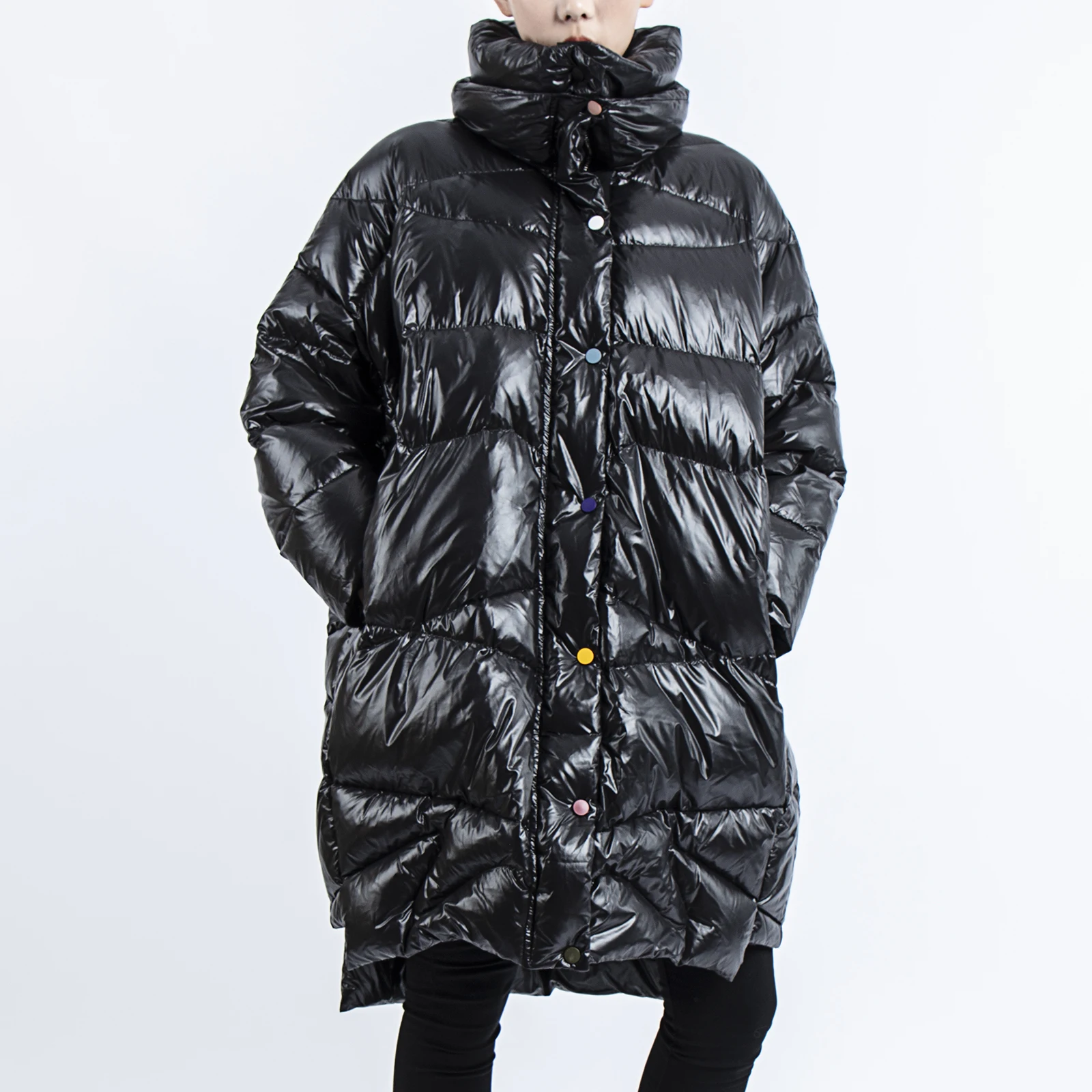 Puffer jacket women plus size duck down jacket winter coat women Outerwear Female Long Casual Light ultra thin Warm Parka
