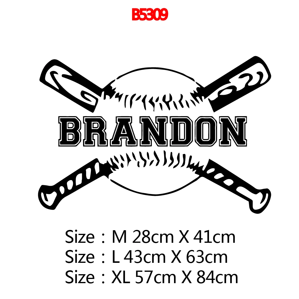 Diy Baseball Wall Sticker Home Decoration for Living Room Company School Office Mural | Дом и сад