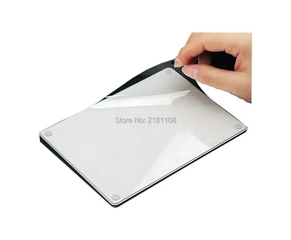 Ультратонкий Мягкий защитный чехол для Apple Magic Trackpad 2 (MJ2R2LL/A) Прозрачный|Наклейки