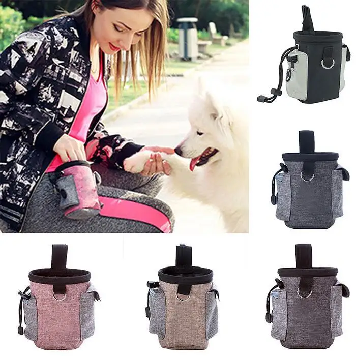 Pet Dog Puppy тренировочные поясные сумки для лакомства закуска сумка для корма приманка-корм Пояс Карманный Мини Открытый поясной мешок