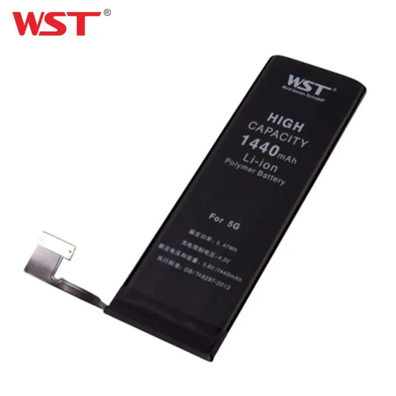 WST аккумулятор для iPhone 5 1440mAh Сменные Аккумуляторы 5G с бесплатными инструментами