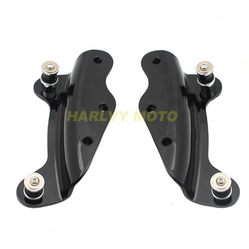

Motorcycle Four Point Docking Hardware Kit Case for Harley Touring W+ Sissy Bar Solo Luggage Rack 2009-2013