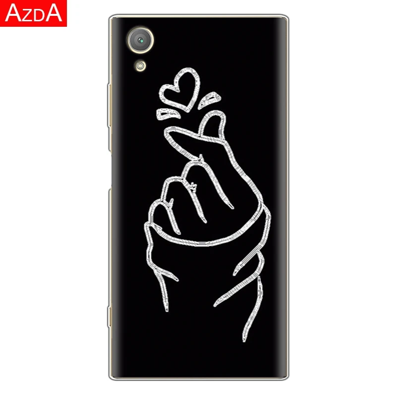 Чехол с сердечками для Sony Xperia L1 L2 X XA XA1 XA2 Ultra Plus XZ XZ1 XZ2 XZ3 Z5 компактный силиконовый