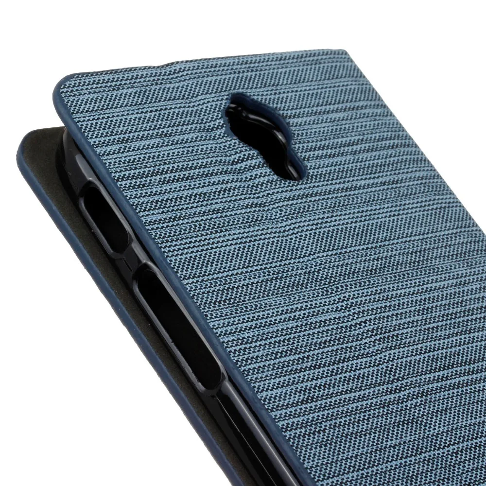 Роскошный бизнес холщовый флип чехол для Asus Zenfone Go ZC451TG 4 5 дюймов PU кожаный