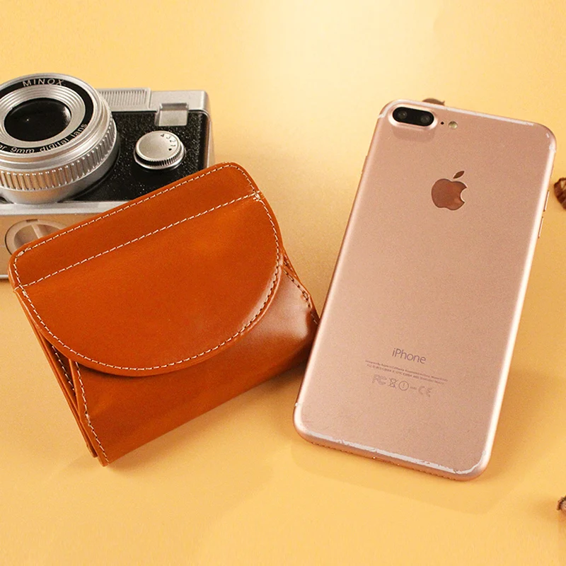 Женские кошельки из натуральной кожи кошелек с блокировкой RFID женский короткий