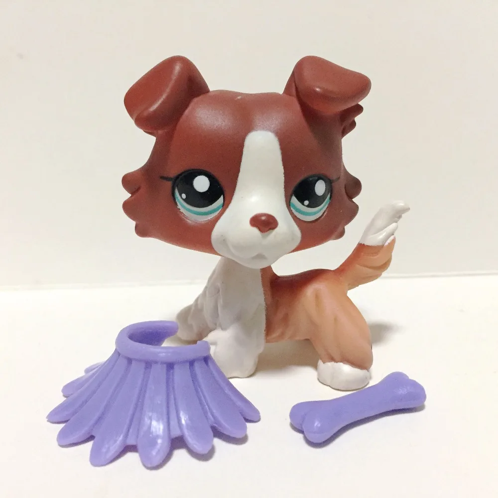 LITTLEST PET animals Коллекция фигурка девочка колли собака без магнита DWA380B|Игровые