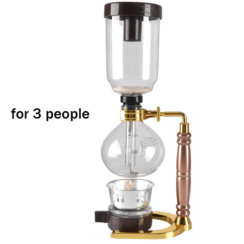 Syphon Pot A Кофейная сифонная кастрюля термостойкая стеклянная сифонная Кофеварка сифонные вакуумные кастрюли 3-5 чашек сифонная кофемашина аксессуары для кафе - Цвет: Syphon Pot A