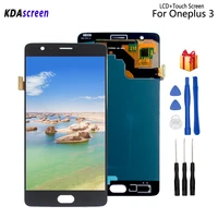 original amoled for oneplus 3 three a3000 a3003 lcd display touch screen digitizer for oneplus 3t a3010 screen lcd display