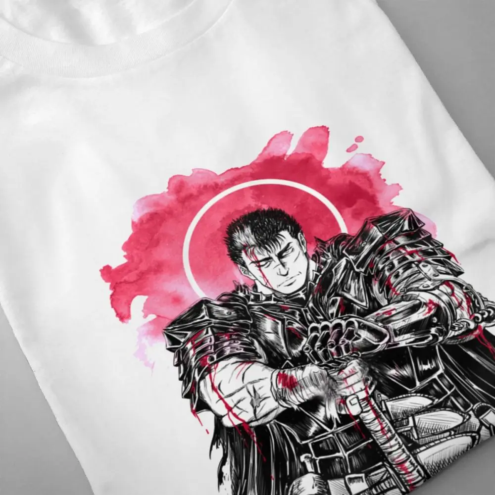 Футболка Berserker с рисунком манги аниме кишки броней Мужская качественная футболка