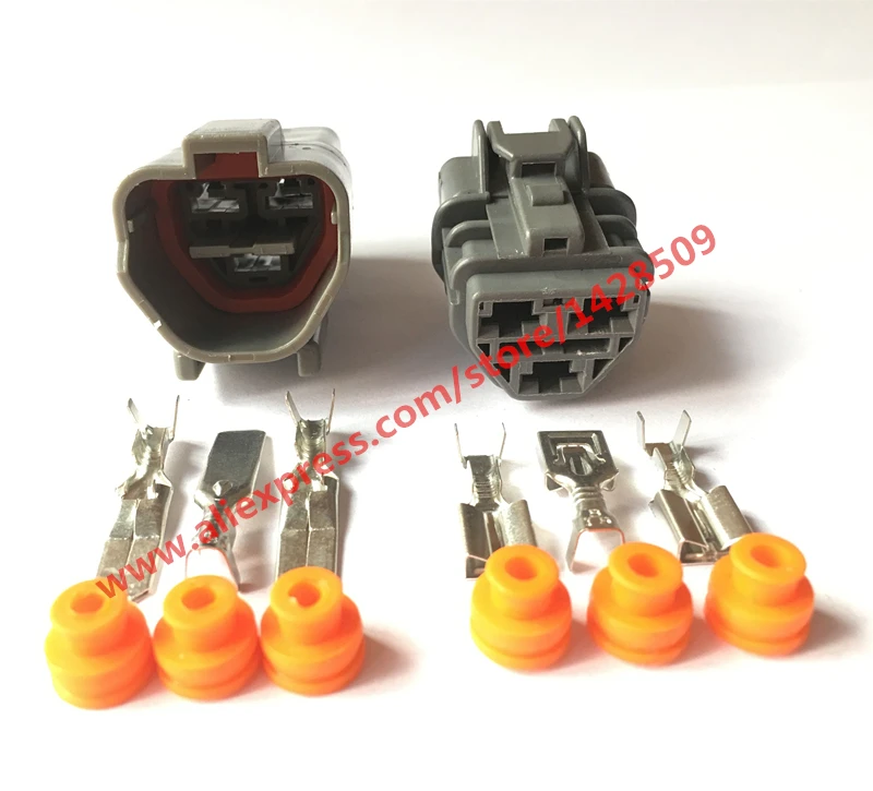20 Sets 3 Pin Female And Male Waterproof Automobile Electric Connector For 7123-6234-40 7222-6234-40 | Обустройство дома