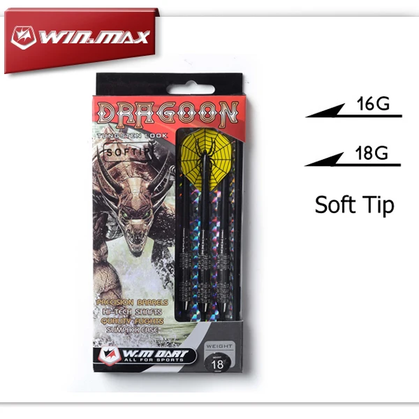 Winmax дешевый и высококачественный набор для дротика с мягким наконечником 16 г/18