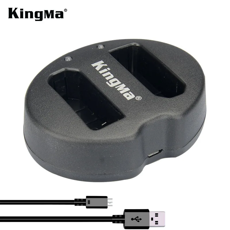 KingMa EN EL14 для цифровых аккумуляторов Nikon двойное (двойное) Зарядное устройство D5200