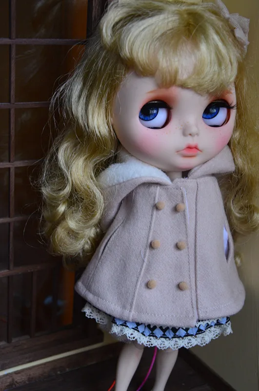 Зимняя Одежда для кукол Blyth накидка аксессуары Dal одежда|doll clothes|blythe doll clothesdoll clothes