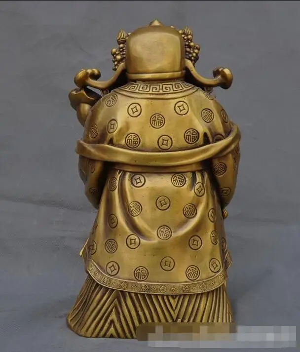 15 &quotКитай латунь yuanbao Монета слиток народное Богатство Бог Jambhala статуя Будды|buddha gold|buddha porcelainbuddha statue thailand |