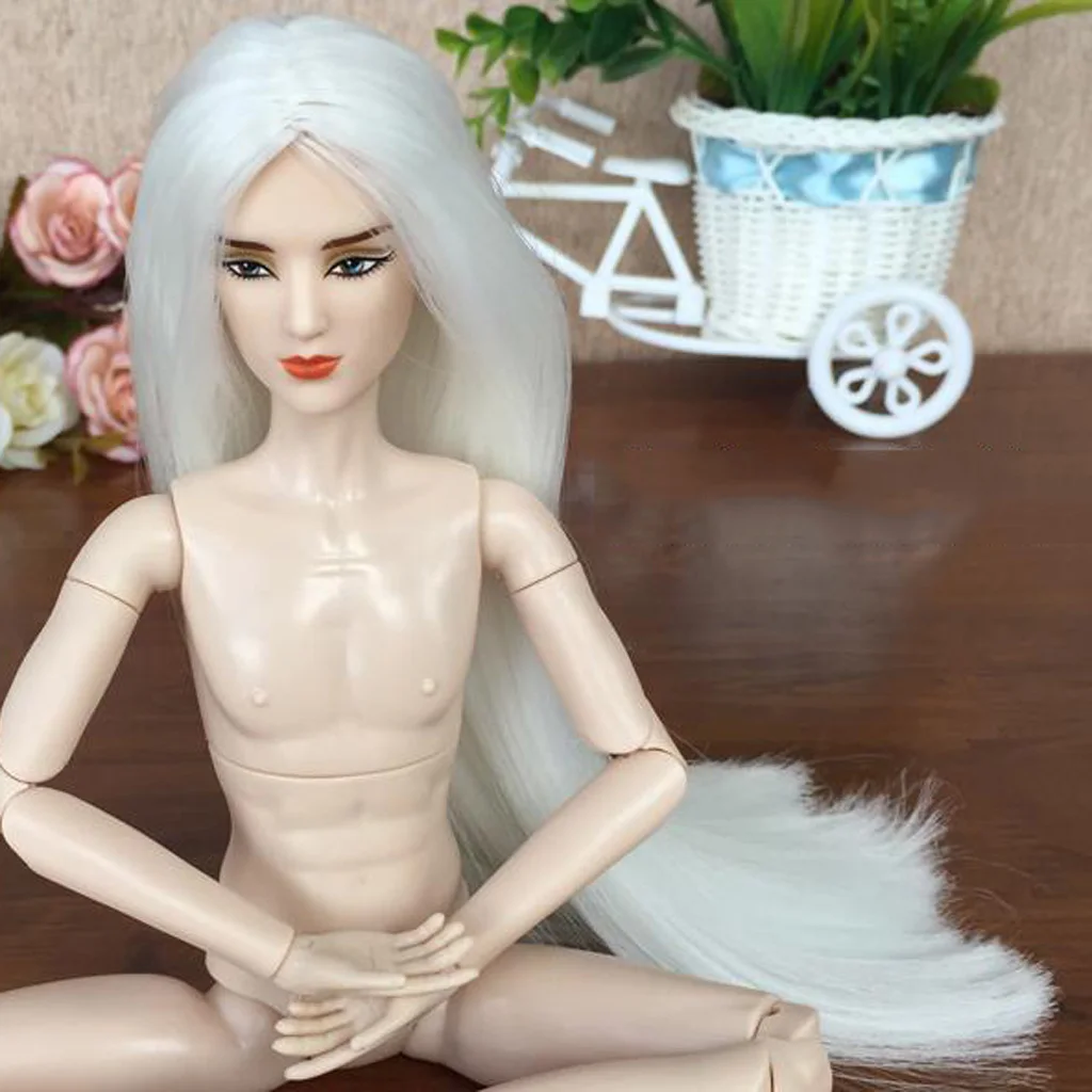 1/6 Scale Мужская голова бойфренда Bjd Шариковая шарнирная кукольная головка DIY детали