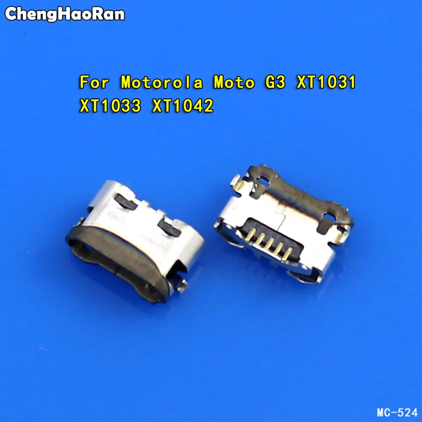 ChengHaoRan Micro USB разъем для зарядки Motorola Moto G3 XT1031 XT1042 XT1033|Шлейфы мобильных телефонов| |