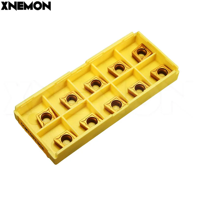 1pcs New CCMT09T304 CCMT32.5 Carbide Insert Blades Tungsten Inserts For Lathe SCLCR Turning Tool Holder 10x10x4mm | Инструменты