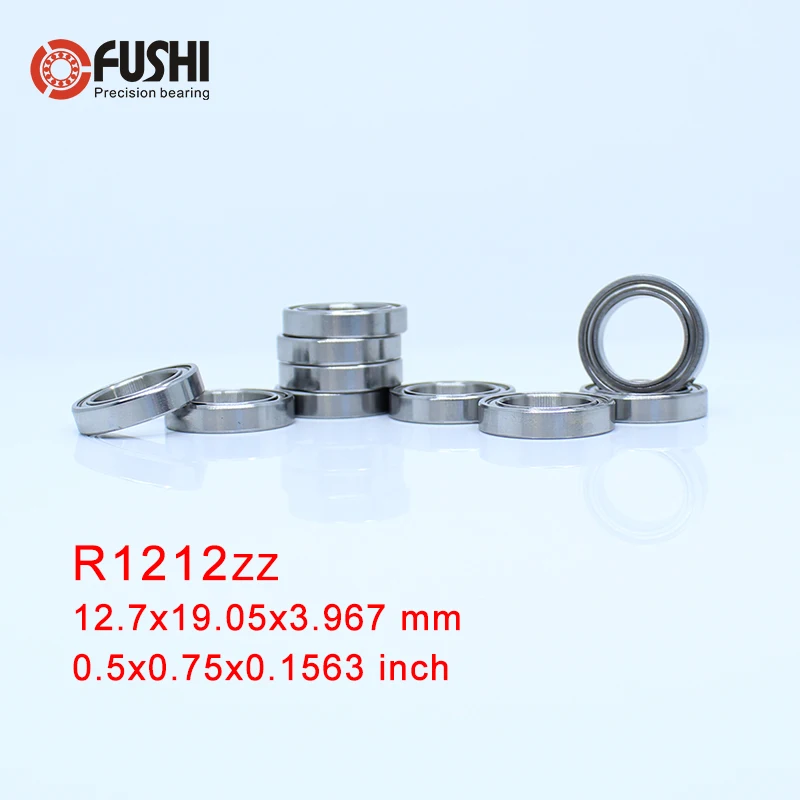 R1212zz R3zz R2 5ZZBearing R8rs ABEC 1 10 шт двойные экранированные фонарикоподшипники|Подшипники|