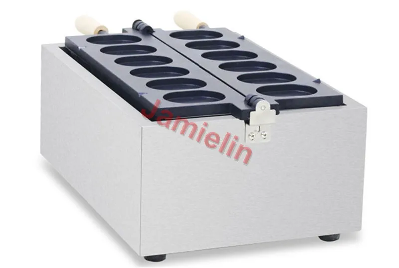 Jamielin 110 В 220 Коммерческая 6 шт. электрическая вафельница Taiyaki антипригарная машина