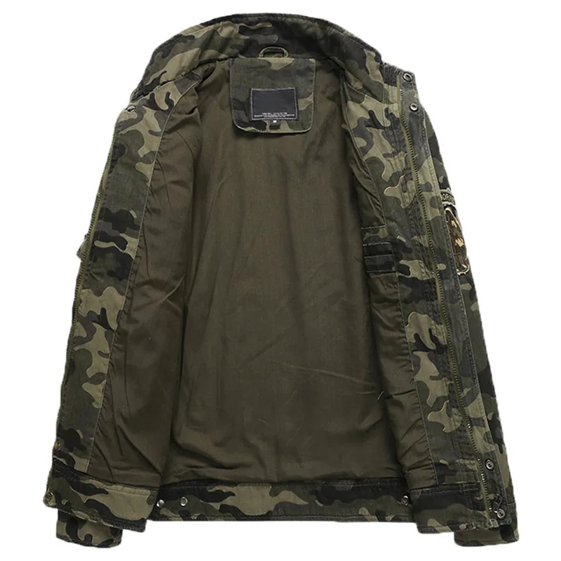4XL Мужская камуфляжная тактическая куртка американского армейского стиля