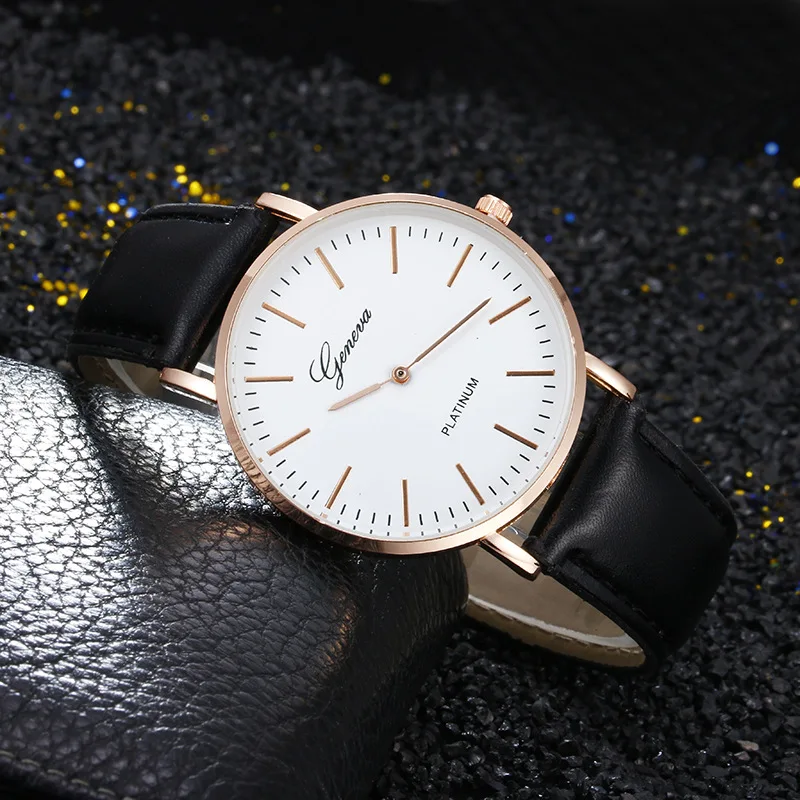 Мужские часы 2019 Montre Homme простые Бизнес наручные кожаный браслет