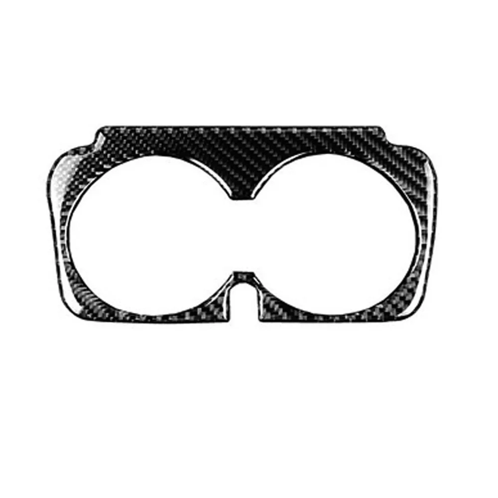 

Carbon Fiber Cup Holder Frame Trim Sticker for Mercedes Benz E Class W213 11-18 C Class W205 C180 C200 C300 14-18 GLC 16-18