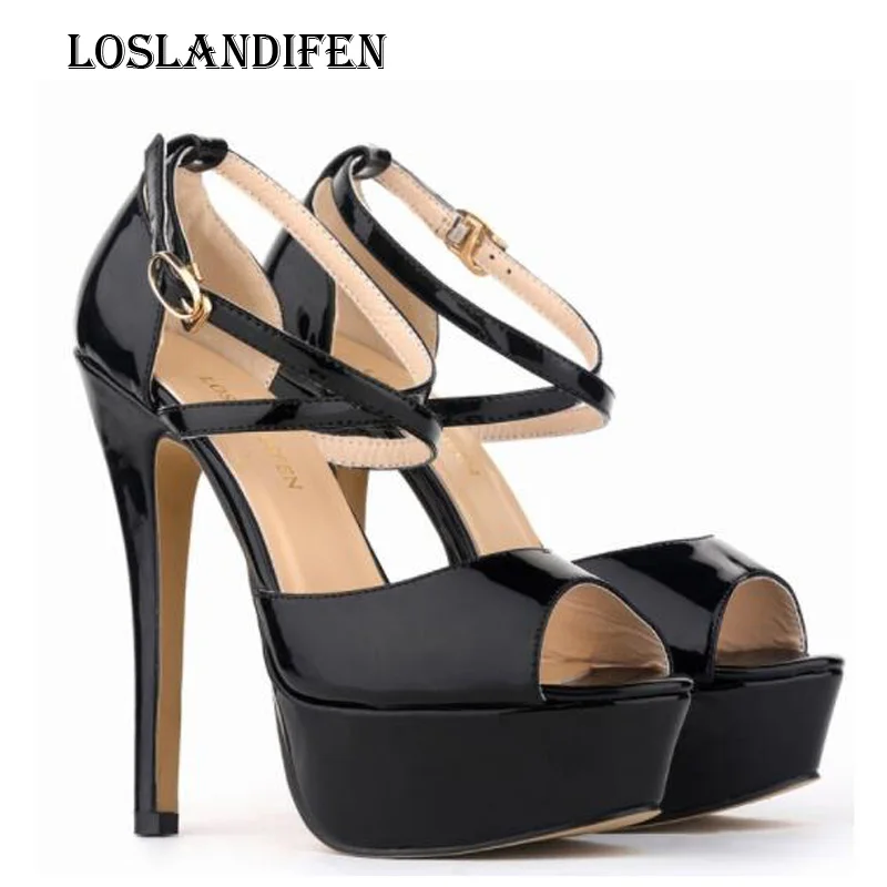 Модные женские зимние сапоги пикантные лакированные летние кожаные сандалии