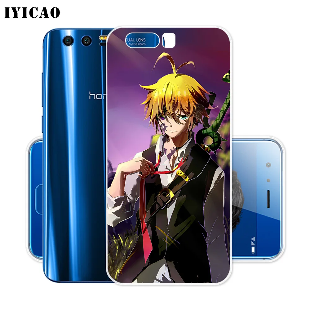 Мягкий силиконовый чехол IYICAO Anime Nanatsu no Taizai для Huawei Y9 Y7 Y6 Prime 2018 Honor 8C 8X 8 9 10 Lite 7X 7C 6A 7A