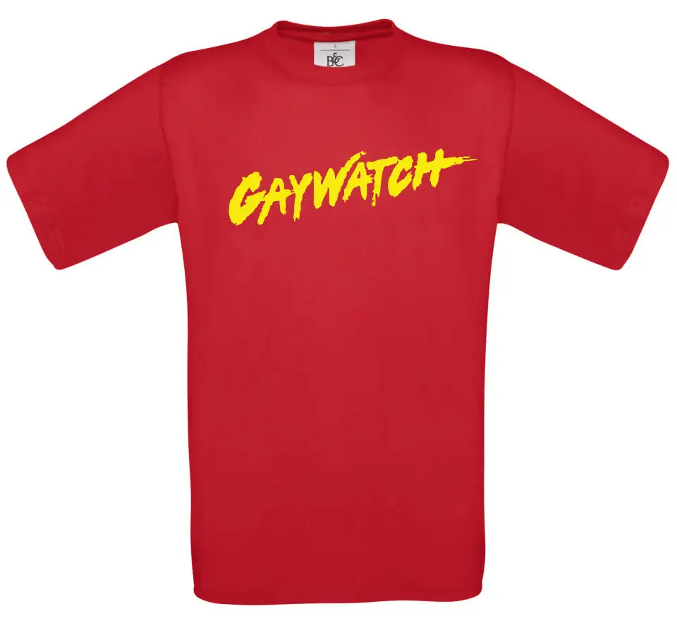 Gaywatch футболка | мужская забавная новинка подарочная baywatch gay benidorm 0116|Мужские