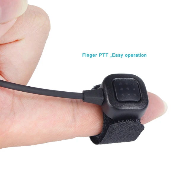 Retevis R-161 2 Pin слуховая косточка наушник палец PTT для Kenwood Retevis H777 RT81 Baofeng UV-5R TYT иди и болтай Walkie Talkie “иди и C9047A