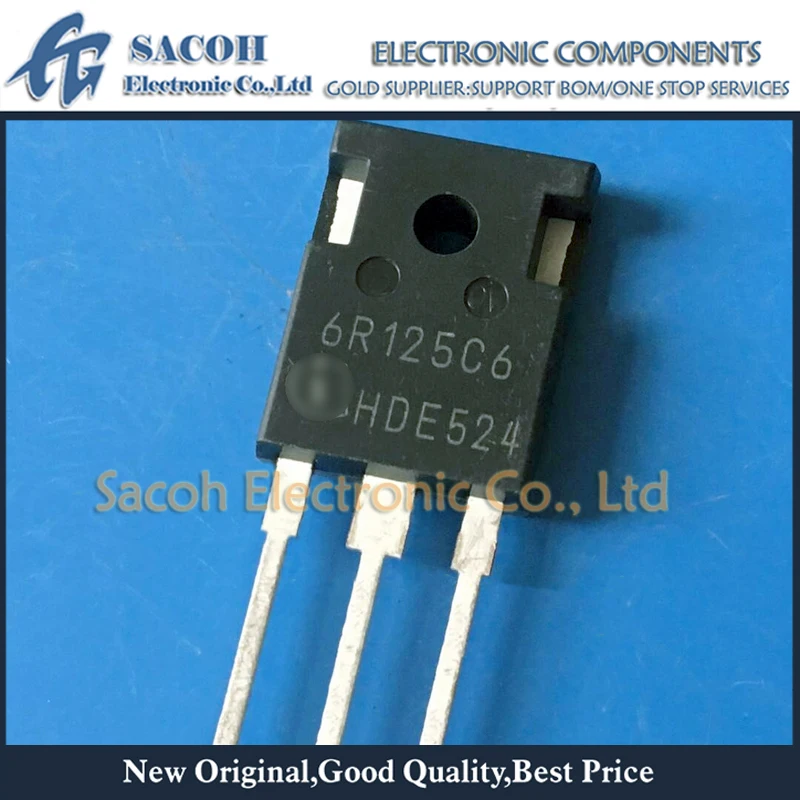 

New Original 10PCS/Lot IPW60R125C6 6R125C6 or IPW60R125P6 6R125P6 TO-247 30A 600V Power MOS Transistor