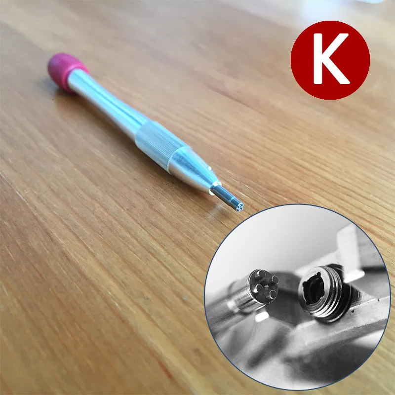 K Стальная специальная отвертка для Audemars Piguet, Bvlgari, Bulova, IWC, Richard Mille, Rocks, Omega watch parts tools - Цвет: K