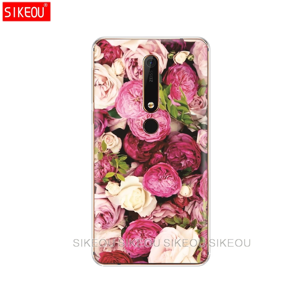 Силиконовый чехол для телефона Nokia 5 3 6 7 PLUS 8 9/Nokia 1 2 2018 Кактус Цветок череп Девушка |