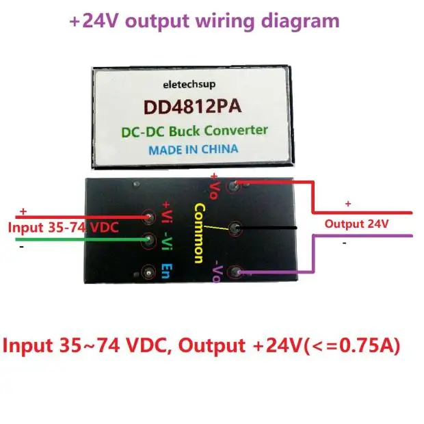 

Isolated DC-DC Buck Converter 36 48 64 72V to +-12V 15V 24V