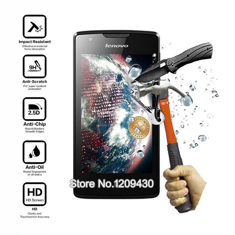 2 шт. для lenovo A1000 2.5D 0 3 мм Премиум закаленное Стекло Экран протектор защитная