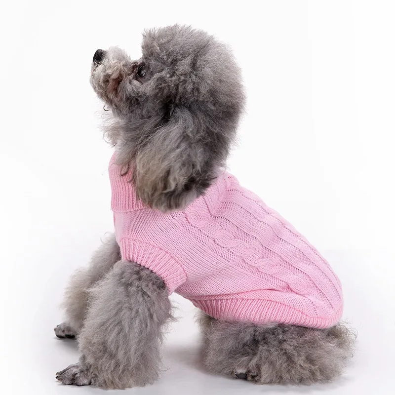 8 цветов свитер для собак щенка для маленьких собак зимние теплые Pet Одежда с принтом в виде собак для йоркширских терьеров и чихуа-Хуа пуловер домашних животных Костюмы ropa perro
