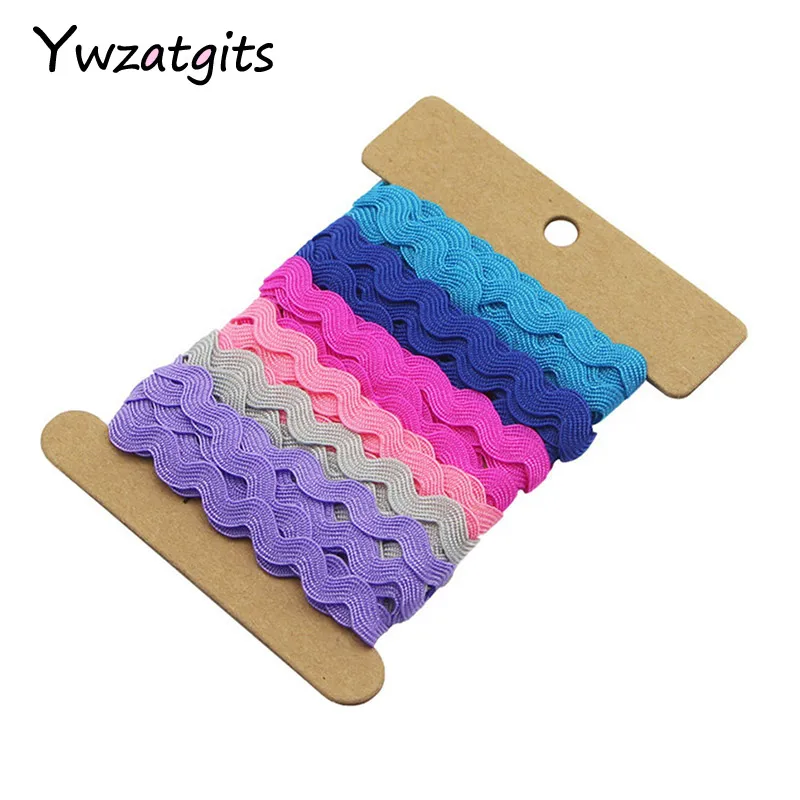 Ywzatgits 6 ярдов/партия Корсажная Лента Сделай Сам DIY бигуди для волос с бантом