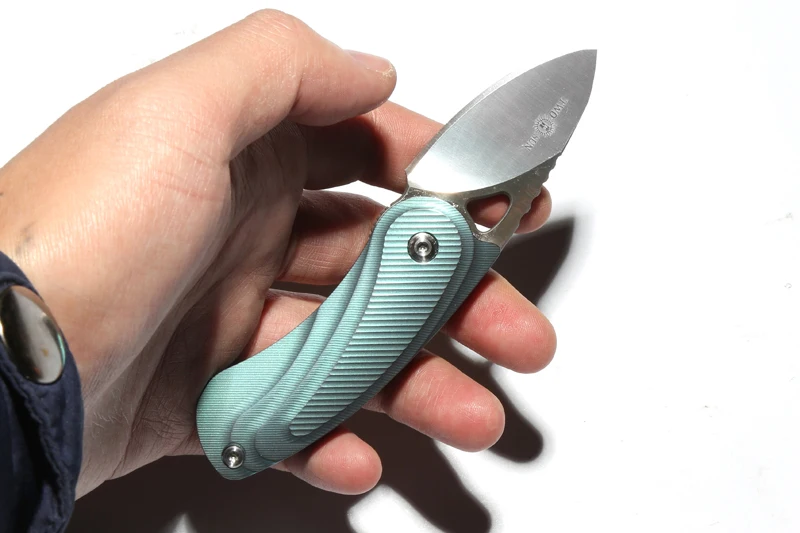 Два солнца TS68 M390 лезвие Flipper ball brearing Мини Складной нож титановые походные