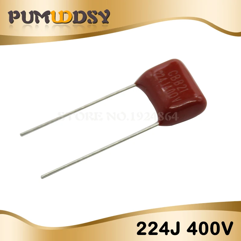 20 шт 400V224J 400V 0 22 UF 220NF 224J 224 CBB P10 полипропиленовый пленочный конденсатор |